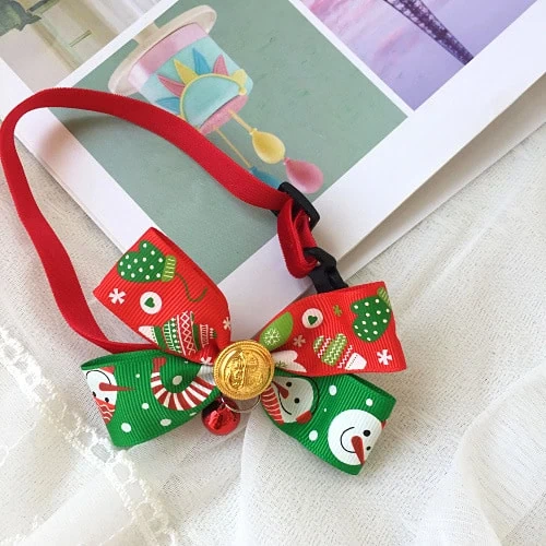 Christmas pet collar