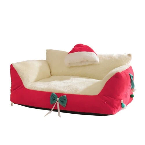 Christmas pet bed