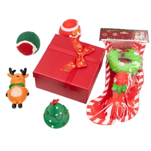 christmas dog toy stocking wholesale