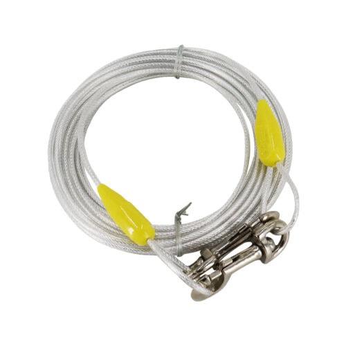 Dog lead collar & harness stainless steel dog cable