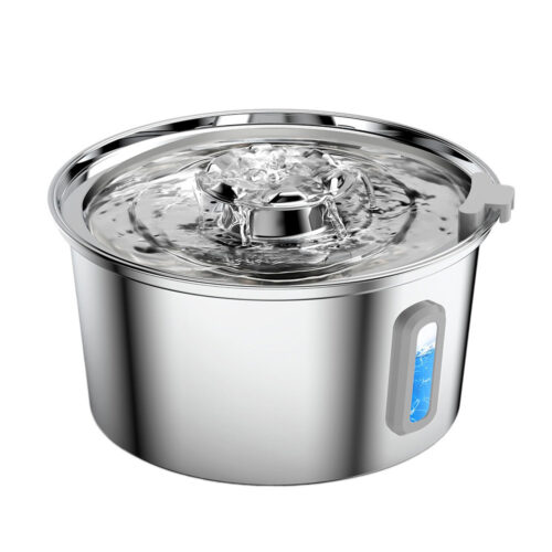 stainless steel pet water fountain