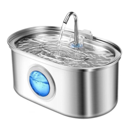 stainless steel pet water fountain
