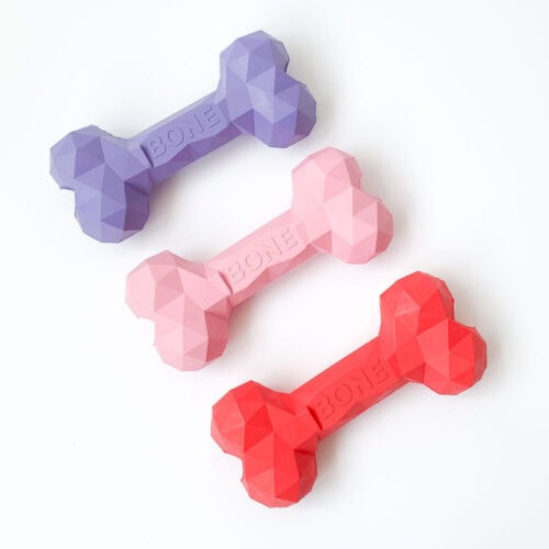 natural rubber dog toy
